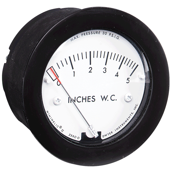 Range 0-3.0WC Dwyer Minihelic II Series 2-5000 Differential Pressure Gauge