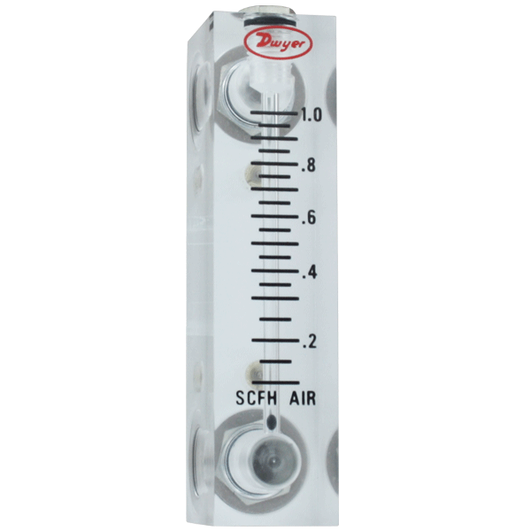 Dwyer Rate-master SSV Flowmeter Polycarbonate 100 SCFH Air for sale online 