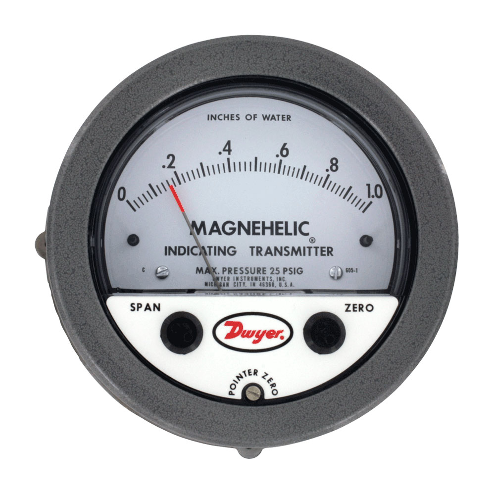 dwyer magnehelic differential pressure guage model 190080-00 