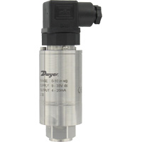 668D-03-1 Dwyer 668D Diff Pressure Transmitter 4-20 mA Bottom Connection 0-0.5 w.c. 