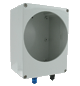 Enclosure for Series 2000 Magnehelic® Gages, DM-2000 Differential
Pressure Transmitter, 4-9/16