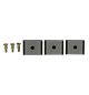 3-piece magnet kit for mounting Magnehelic® gage directly to a magnetic surface, 3.3