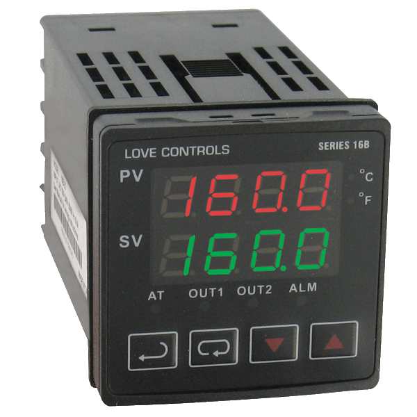 Dwyer 16B-23 1//16-DIN Universal Input Temp Controller; V Pulse//Relay//Ramp//Soak