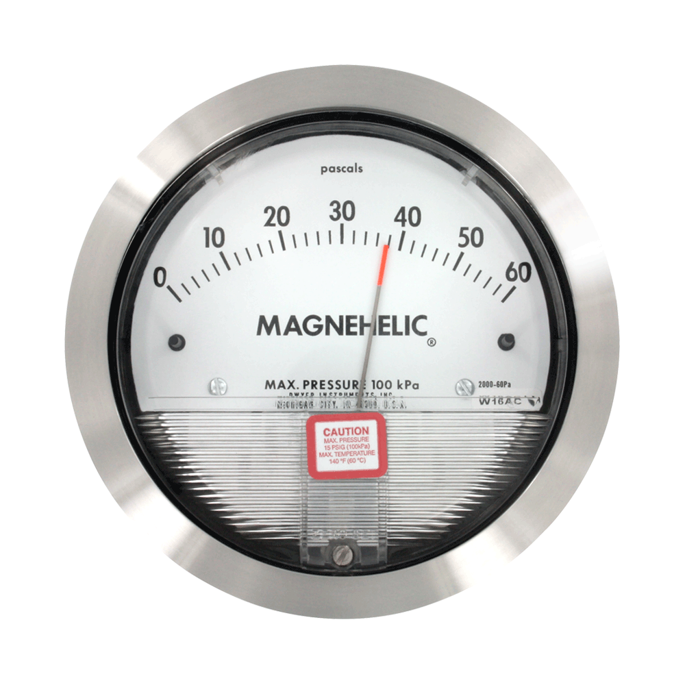 Dwyer 2000-00 Magnehelic Pressure Gauge H2o Fl174 for sale online 