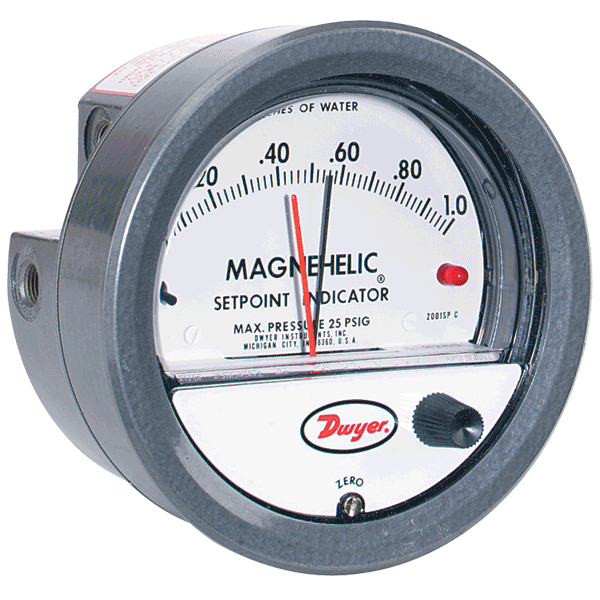 Details about   Dwyer magnehelic differential pressure gauge 