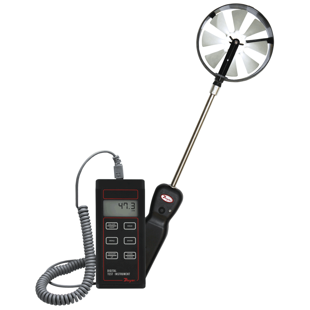 Model 473B 100 mm Vane Thermo-Anemometer Test Instrument