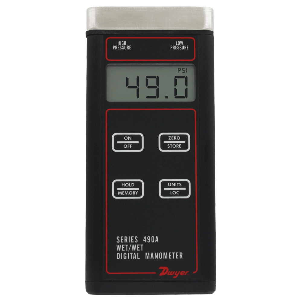 Series 490A Hydronic Differential Pressure Manometer