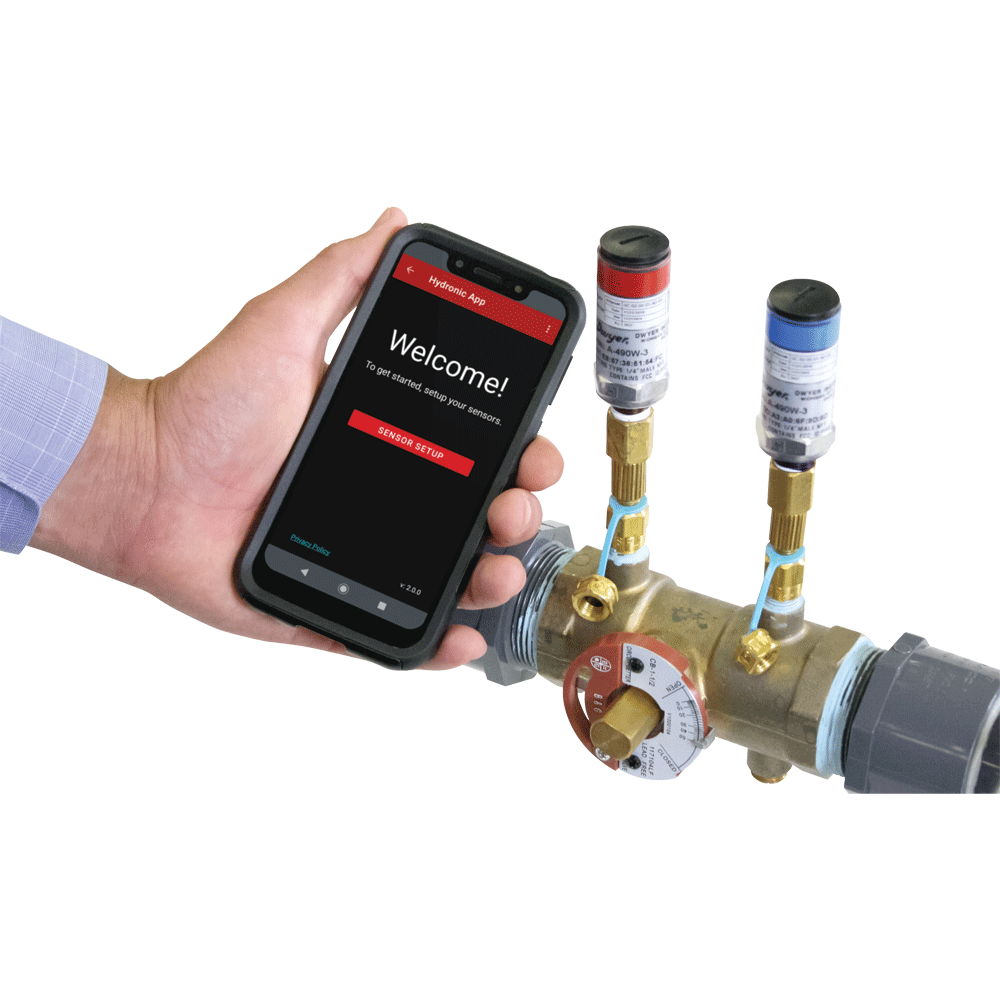 Series 490W Hydronic Differential Pressure Manometer
