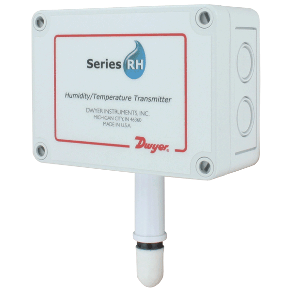 RHP-2W11-LCD Dwyer Wall Mount Humidity/Temperature/Dew Point Transmitter 2% Accuracy 4-20 mA