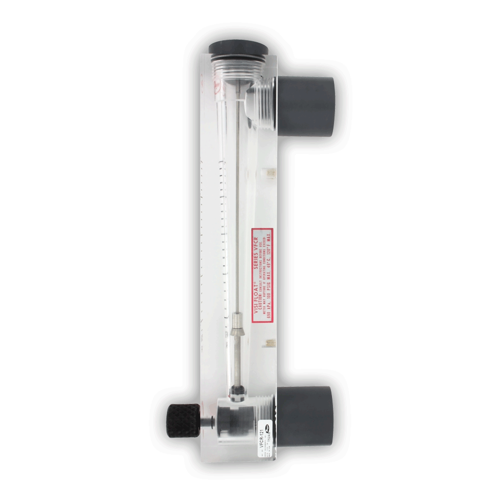 Series VFCR Visi-Float® Acrylic Flowmeters with Roto-Gear Valve Technology