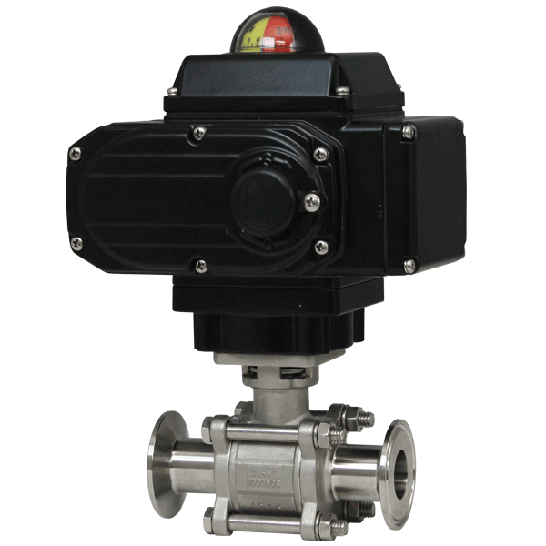 Series WE03 3-Piece Tri-Clamp Stainless Steel Ball Valve